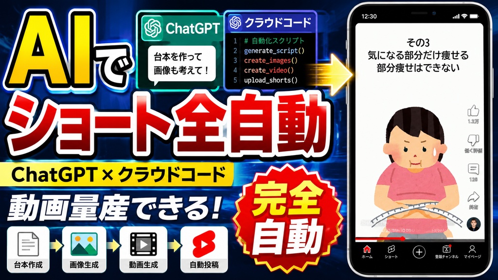 YouTubeショート用動画制作キット