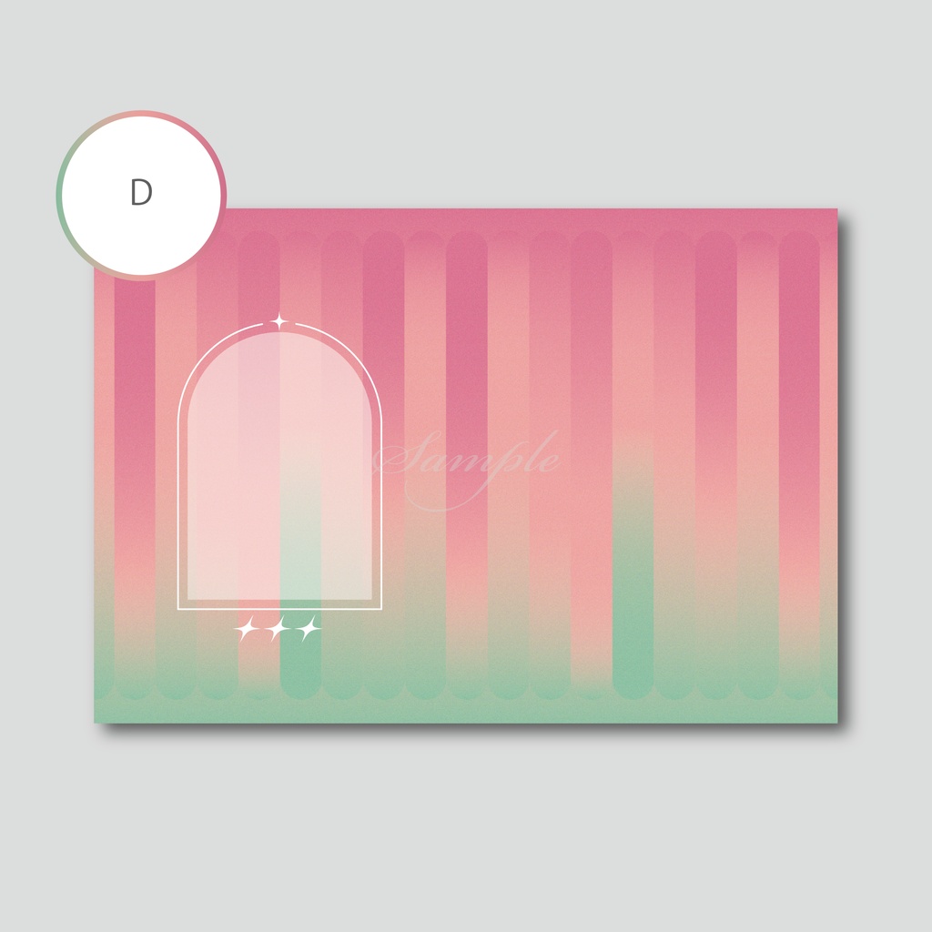【A5】同人誌表紙用テンプレート・Gradation