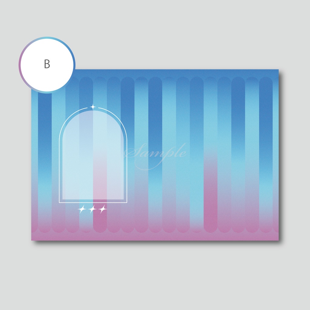 【A5】同人誌表紙用テンプレート・Gradation