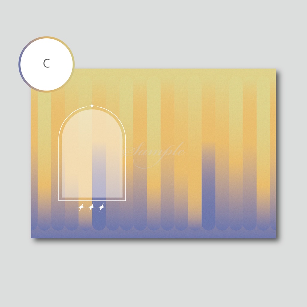 【A5】同人誌表紙用テンプレート・Gradation