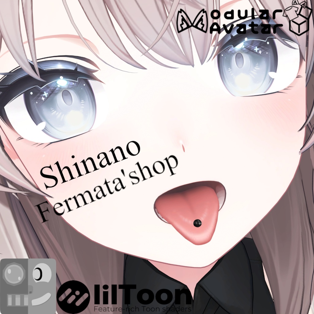 FaceTracking tongue piercing【6 Avatars】