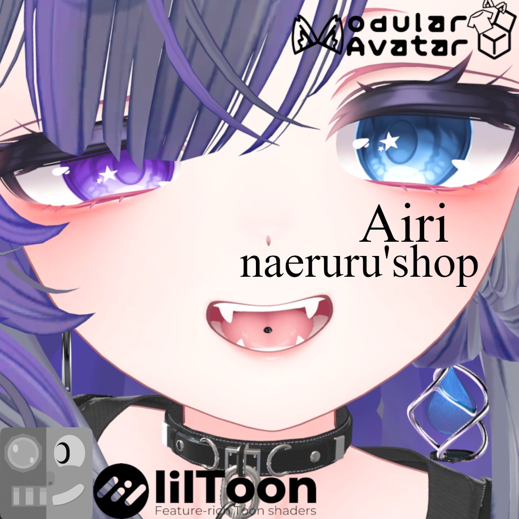 FaceTracking tongue piercing【6 Avatars】