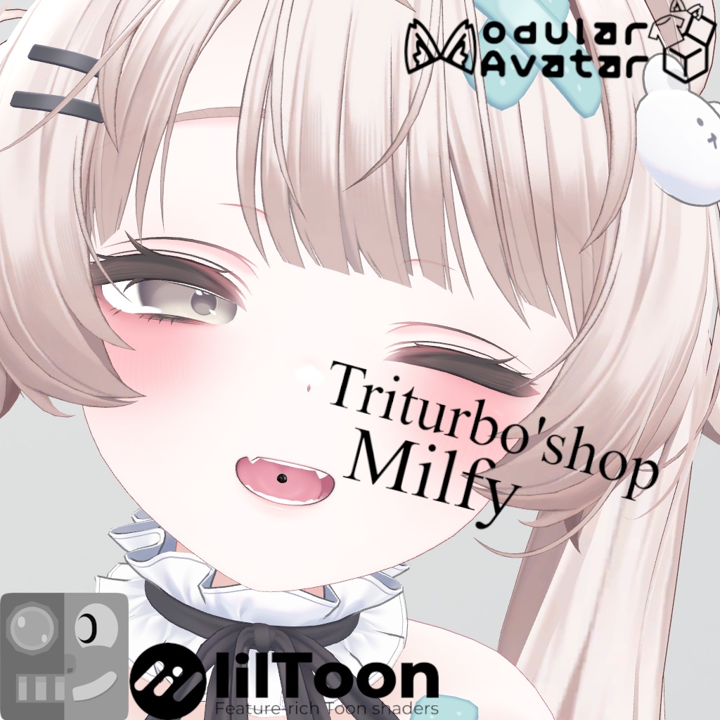 FaceTracking tongue piercing【6 Avatars】