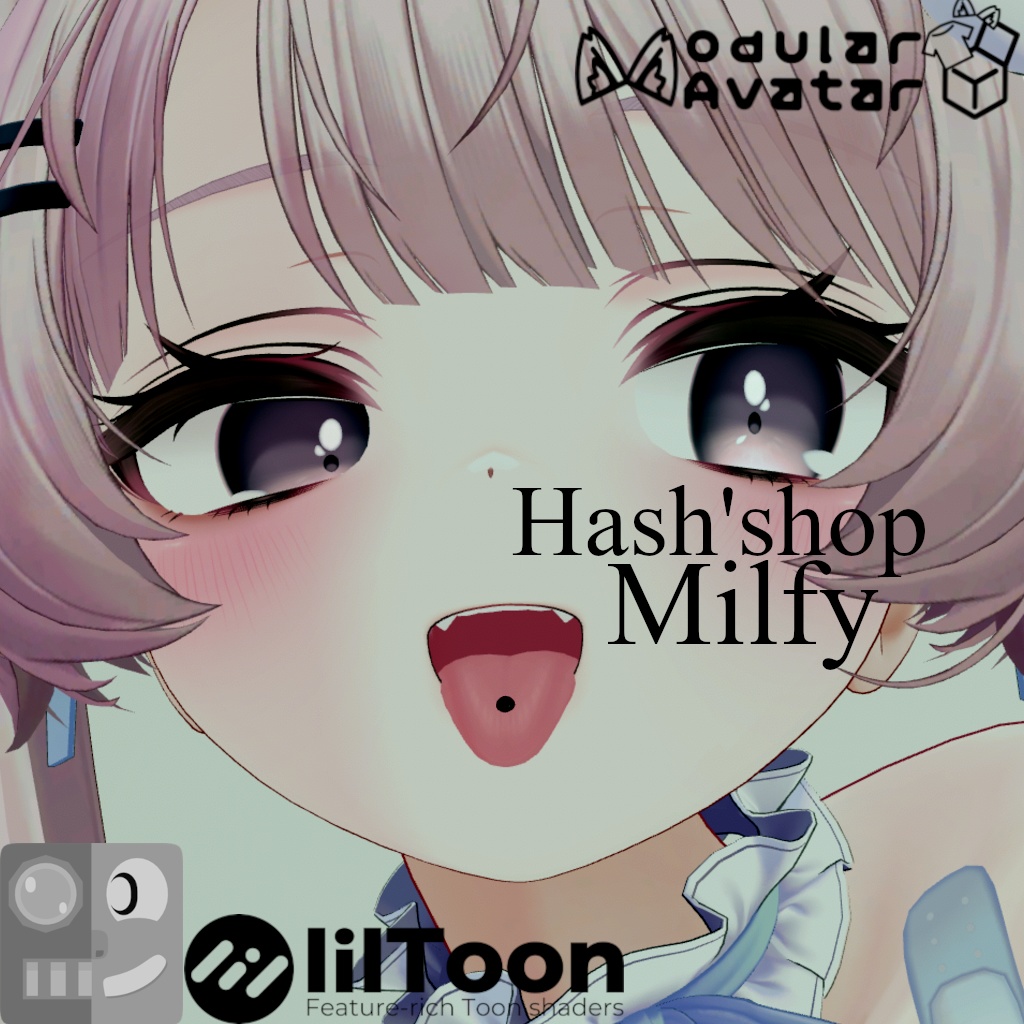 FaceTracking tongue piercing【8 Avatars】