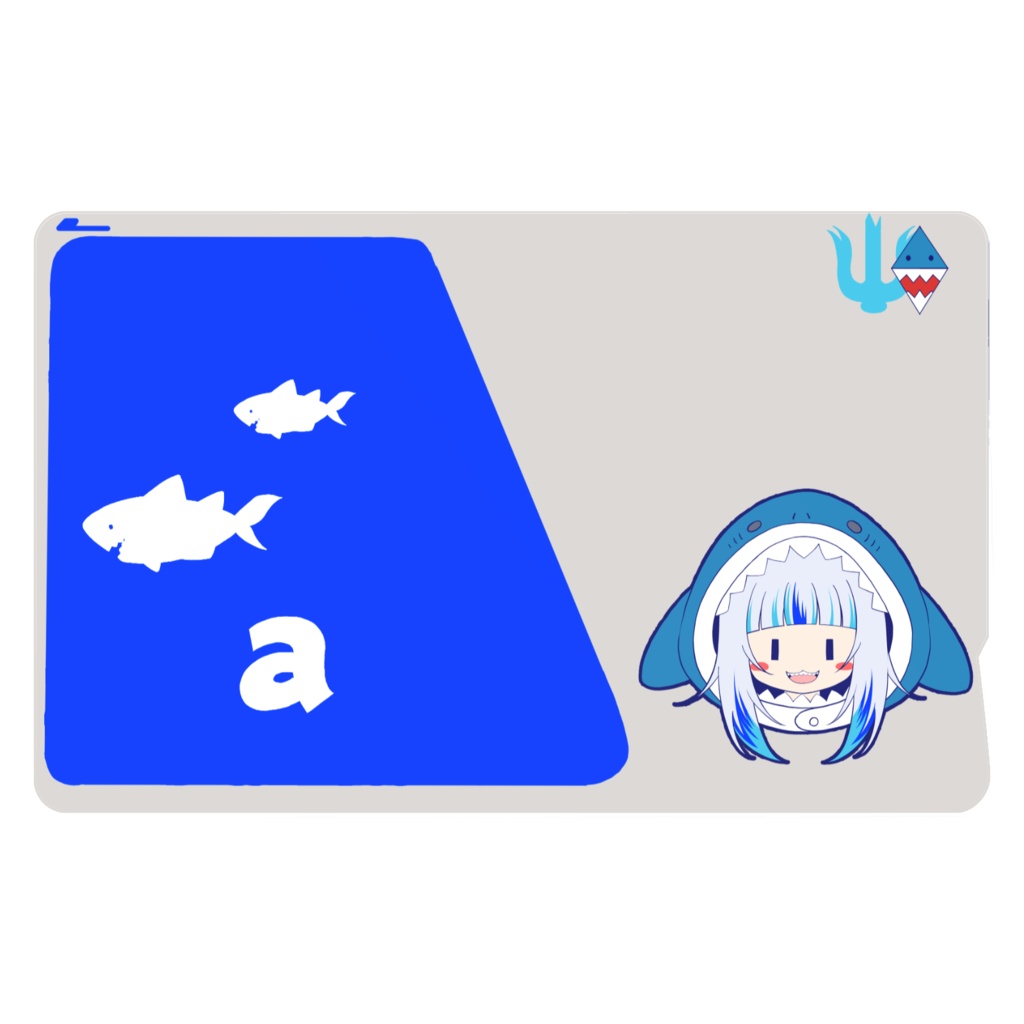 Gura-chan IC card sticker🦈💙