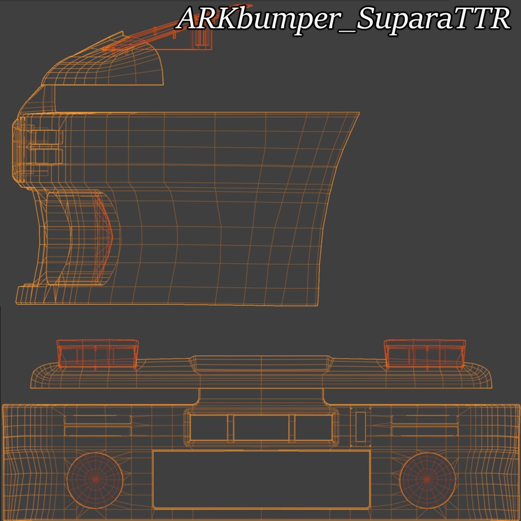 Supara_TTR.SuptokaV80用エアロ『ARKbumper_foglight』
