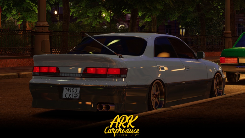 【VRCHAT向け想定3Dモデル】90年代 日本車セダン M100用ボディキット