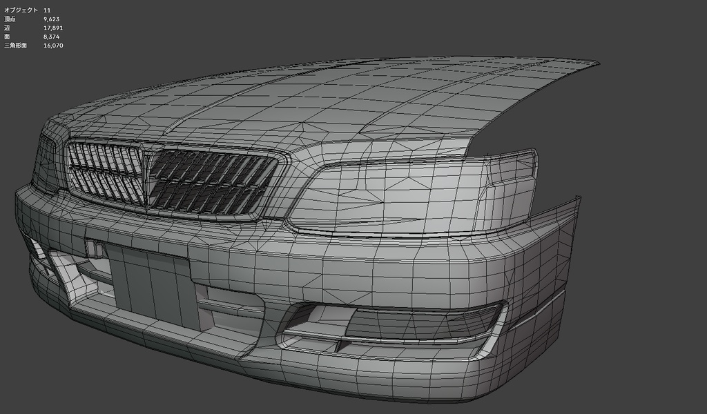 【VRCHAT向け想定3Dモデル】LowruruL35用フェイススワップボディキット