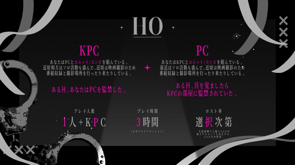 クトゥルフ神話TRPG「星だって愛を見たい」 SPLL:E186112