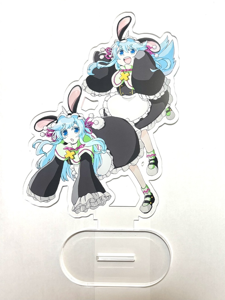 【掘り出し物市】ニアノア（角うさぎメイド）片面アクリルスタンド（展示品）
