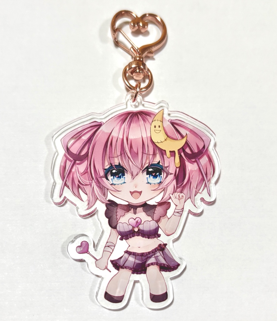 【てぃなし】わんだふるラヴちゃん♥(Lollipop Error 404)両面アクリルキーホルダー