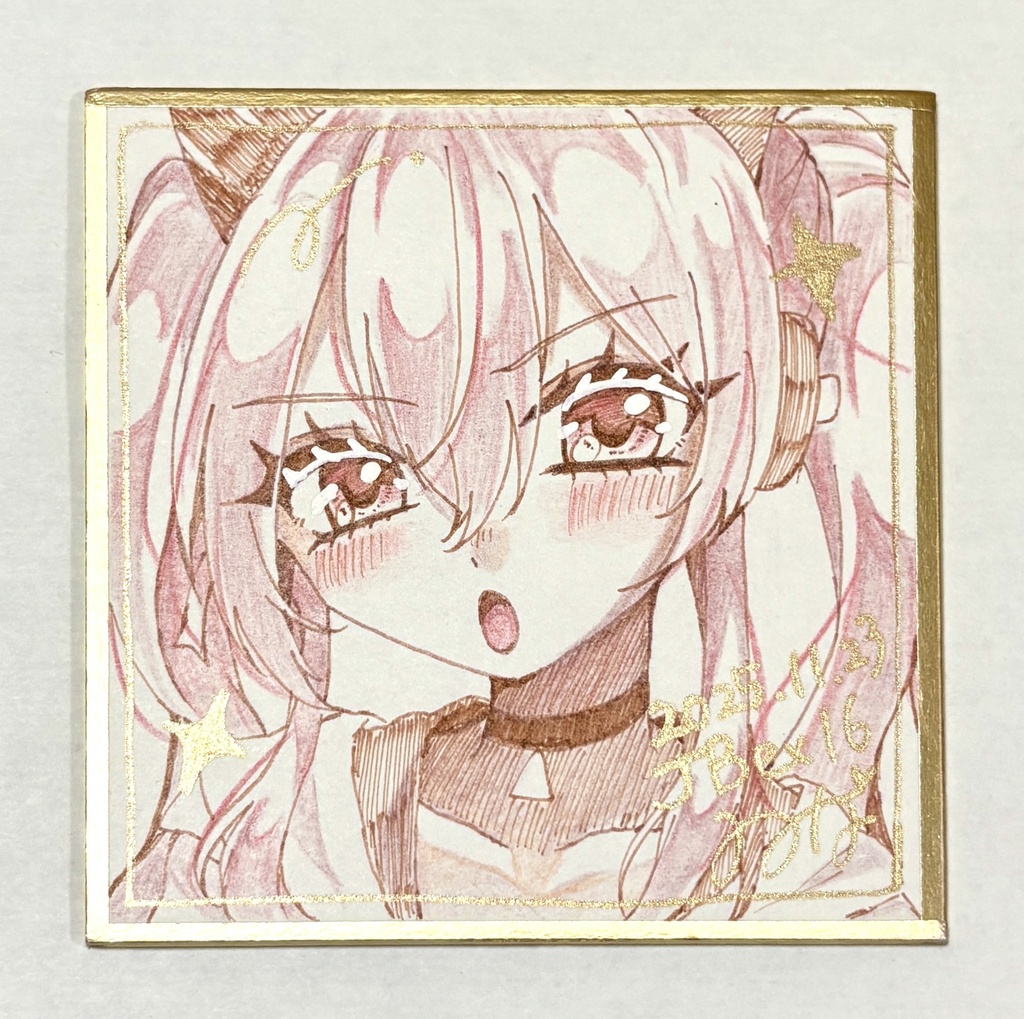 【てぃなし】色紙 グレイス