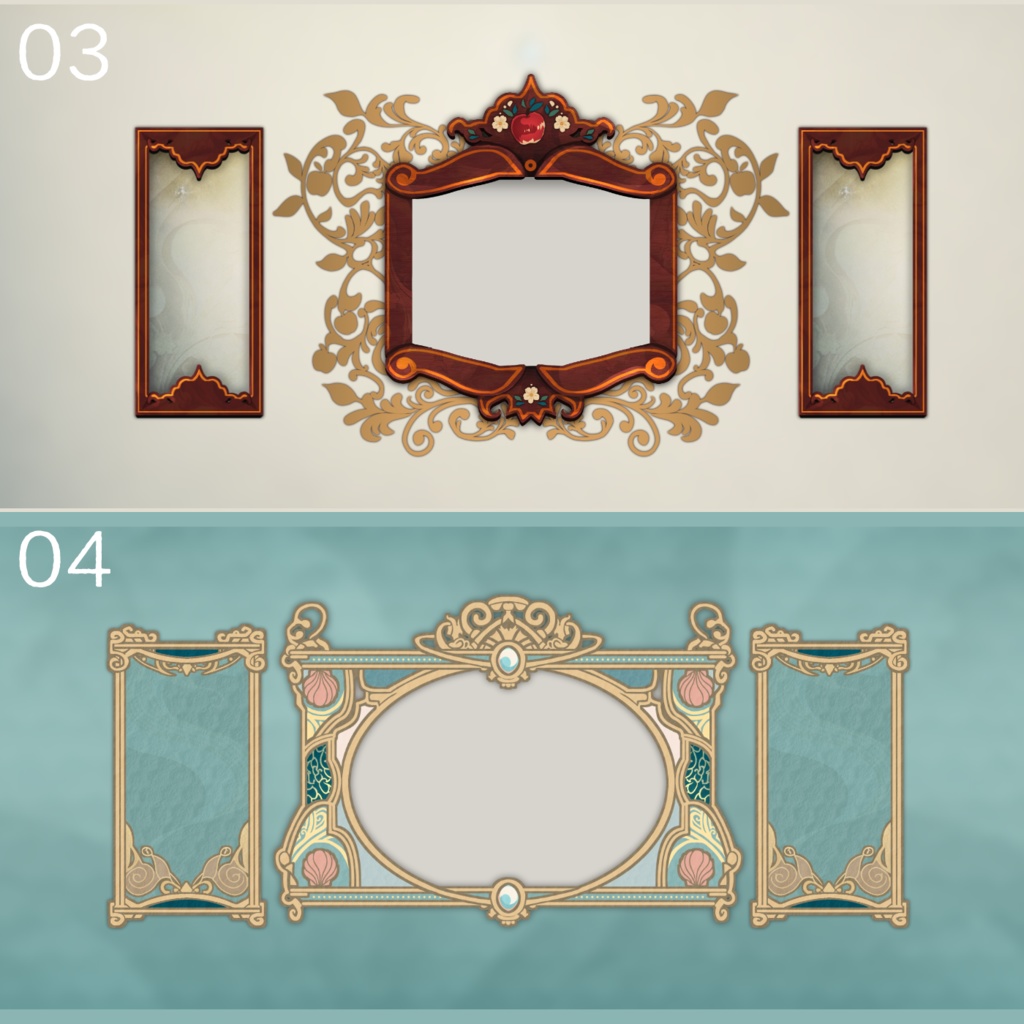 【無料/有料】ココフォリア用部屋素材