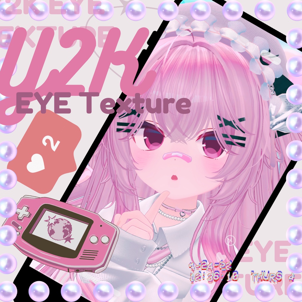 【カリン キプフェル対応】Y2K Texture 【全10色】