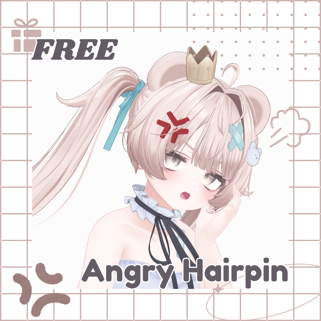 FREE  Angry Hairpin 【VRChat】