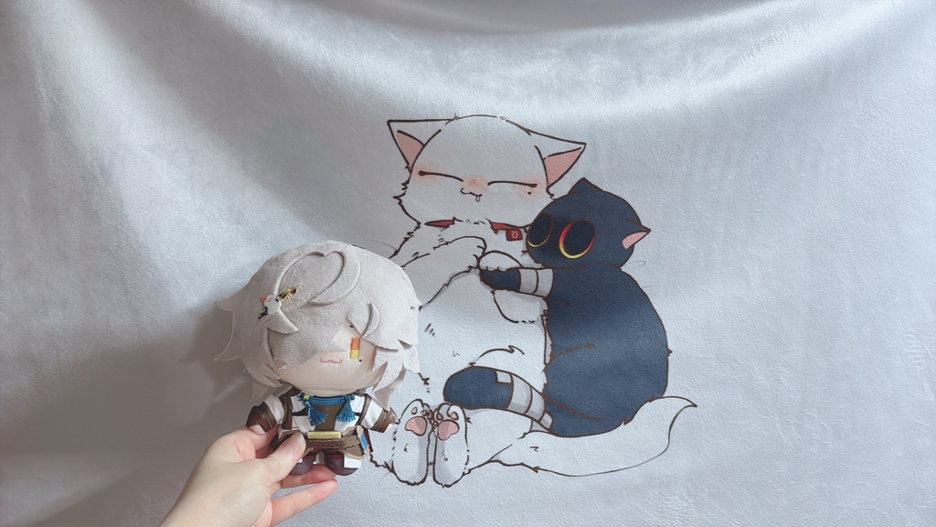 ねこねこブランケット