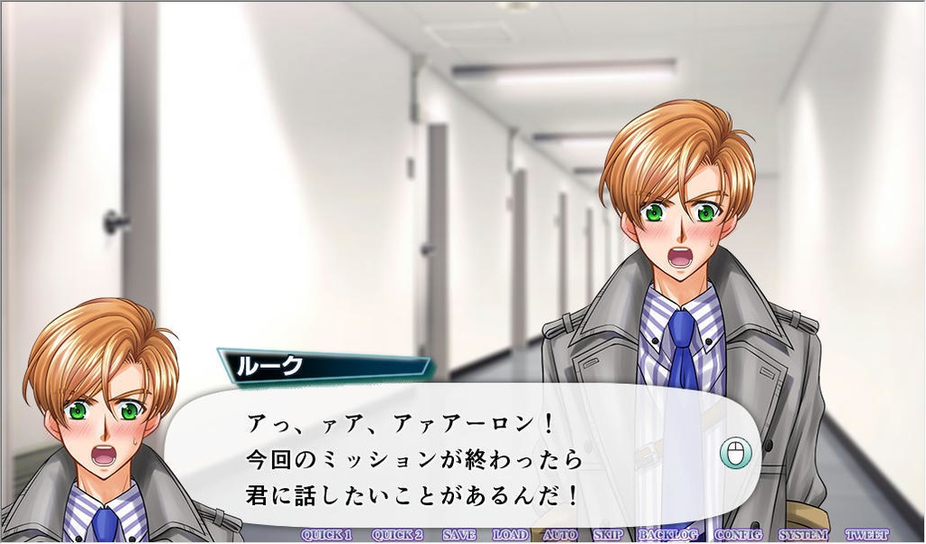 バディミ同人ゲーム mission:01 記憶喪失の僕と監視役の赤い男の出られない部屋