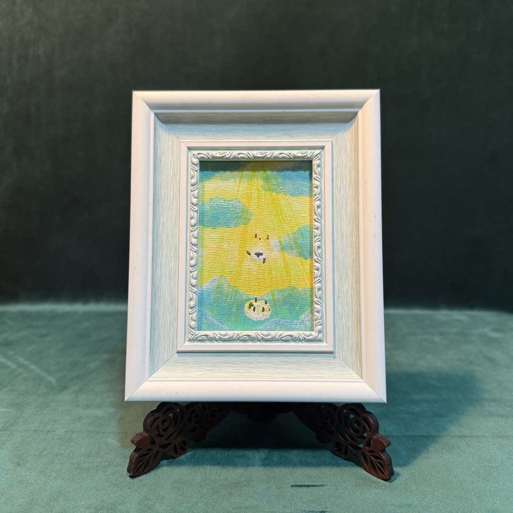 どこかでみた羊な絵画1