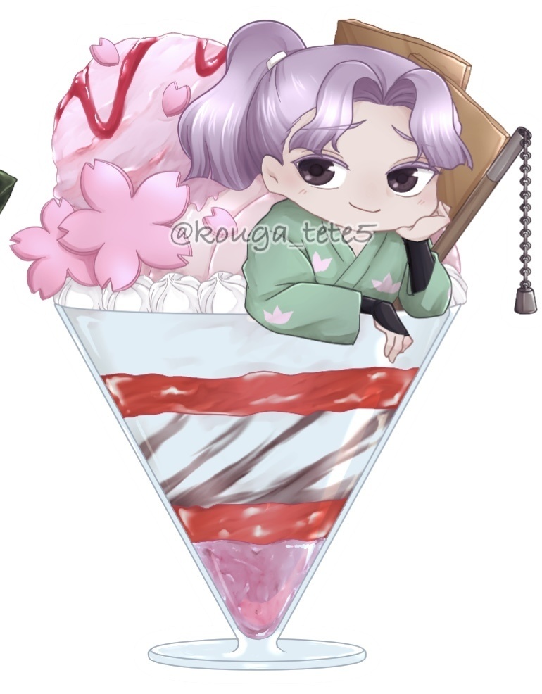 【桜木清右衛門】パフェアクリルスタンド