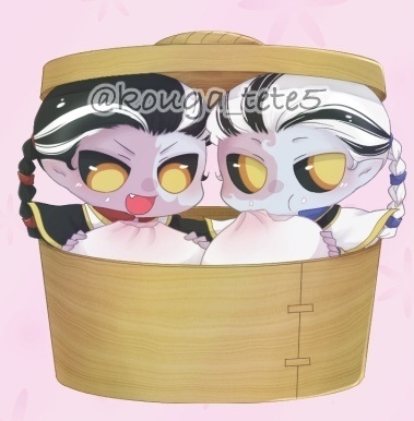 ミニ無常アクキー【桃饅ver】