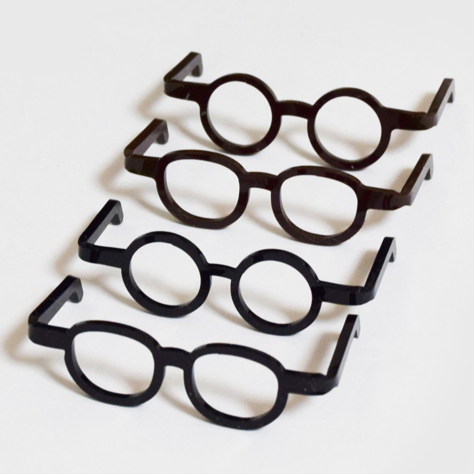 ぬいのシンプルめがね