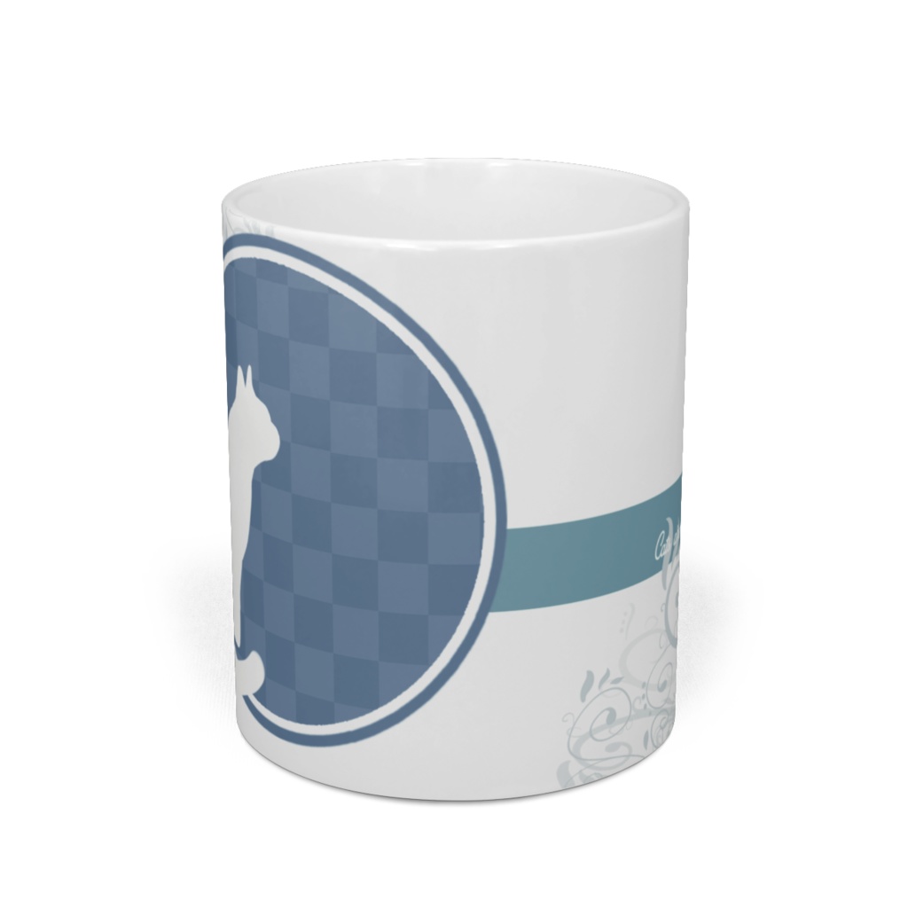 ネコといっしょ(青)