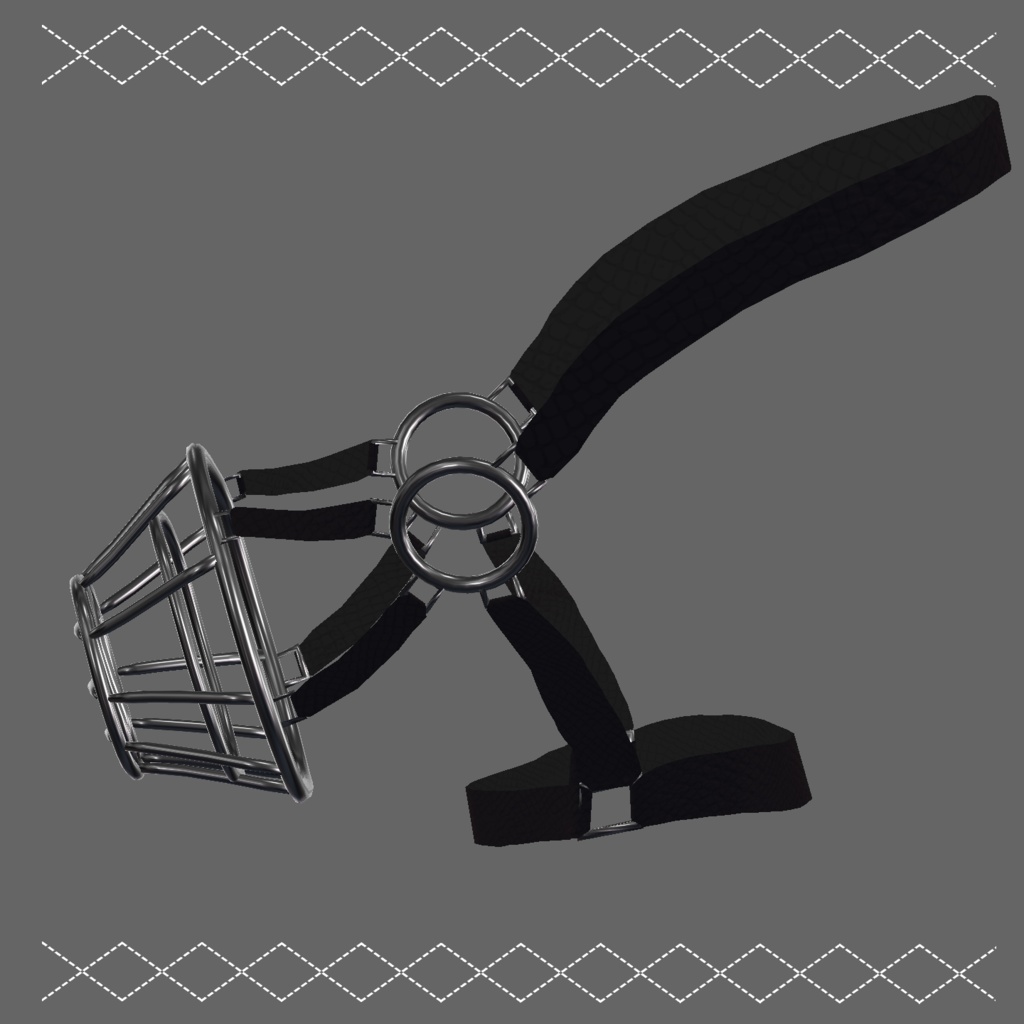 【VRCアクセサリー】Like muzzle【シェイプキー複数搭載】