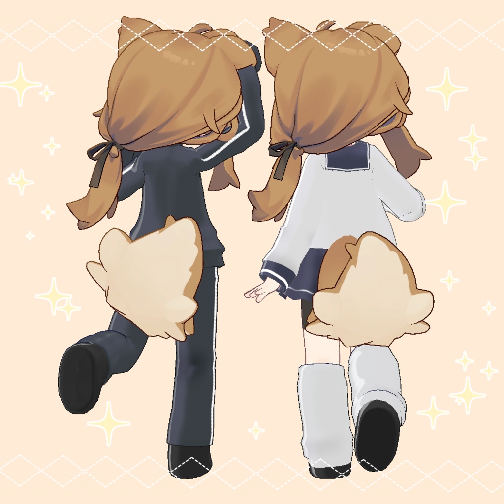 【まめひなた対応】Puppy【ジャージ+セーラー服】