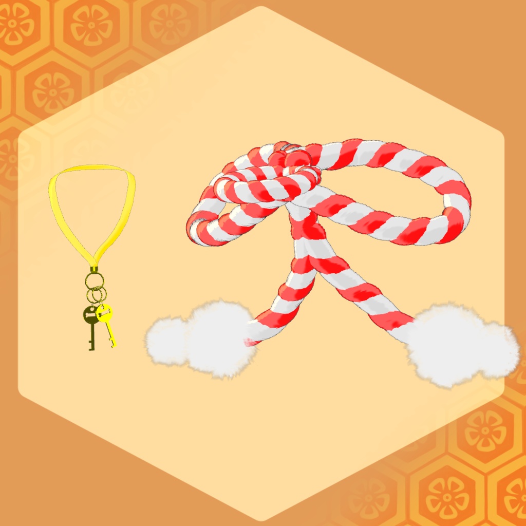 【まめひなた対応】狩衣風狛犬衣装:kamuy【ゆめかわもあるよ】