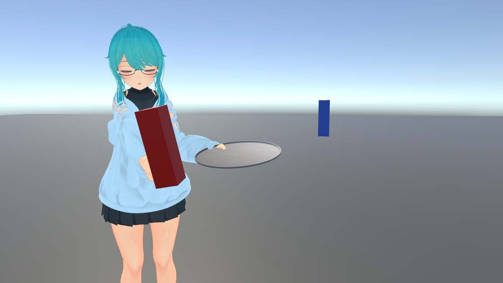 物を載せて運ぶお盆ギミック