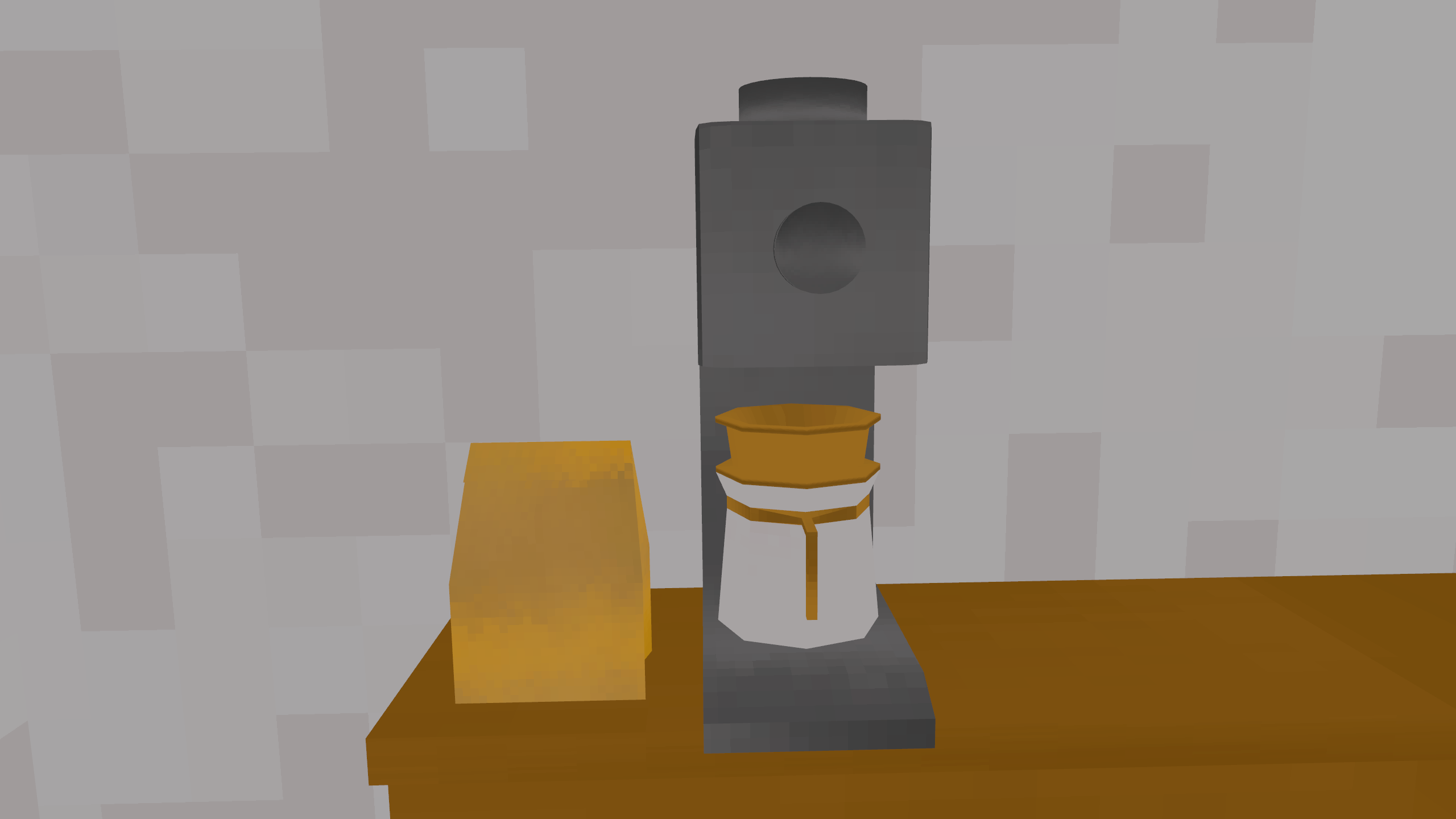 コーヒー袋（ローポリ）