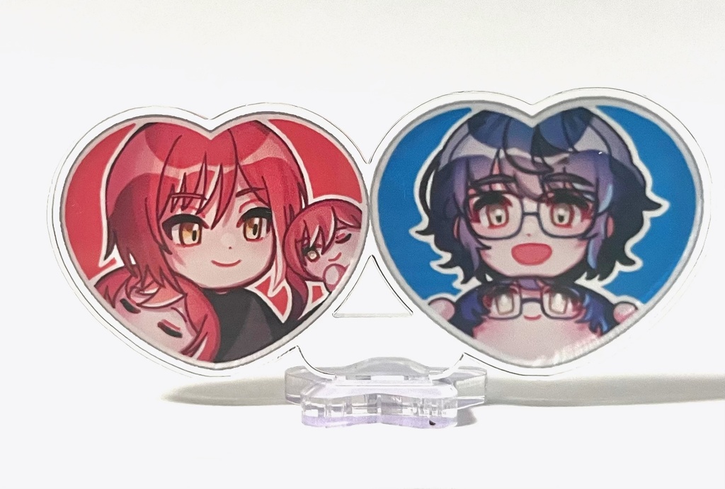 夏目とつむぎのハートおまんじゅうアクスタ
