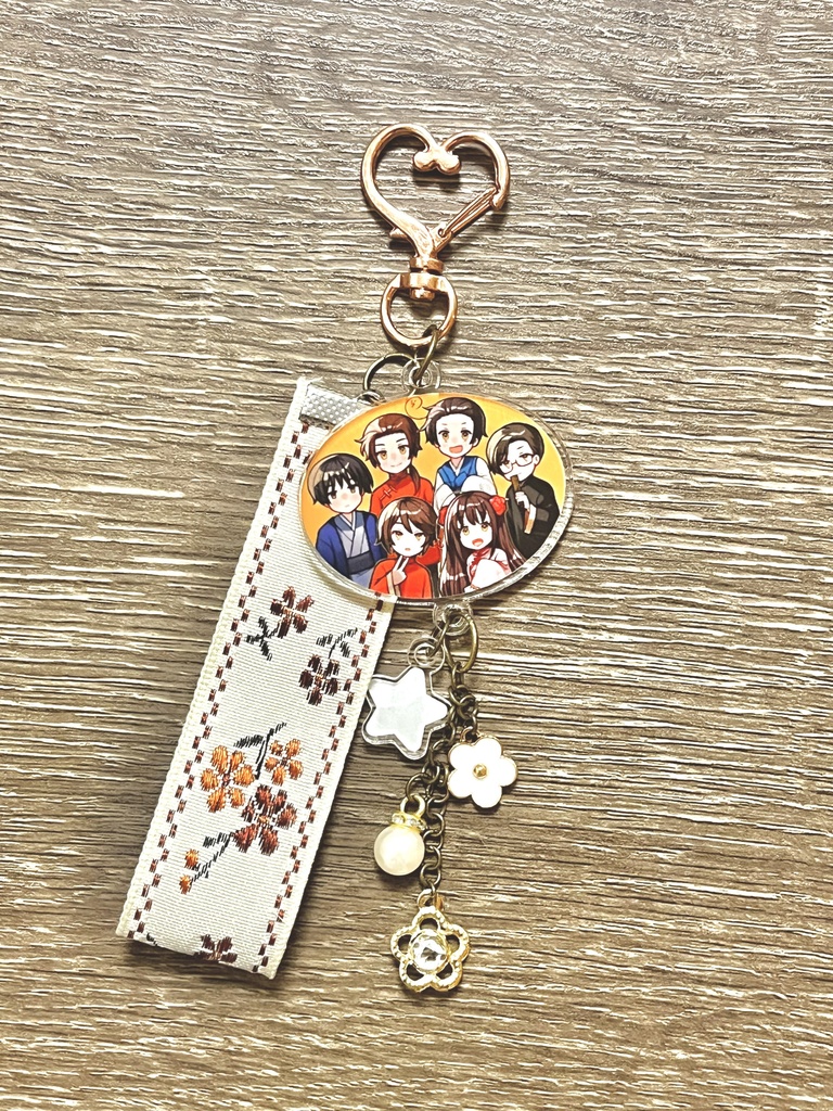 亜細亜組のじゃらじゃらアクリルキーホルダー