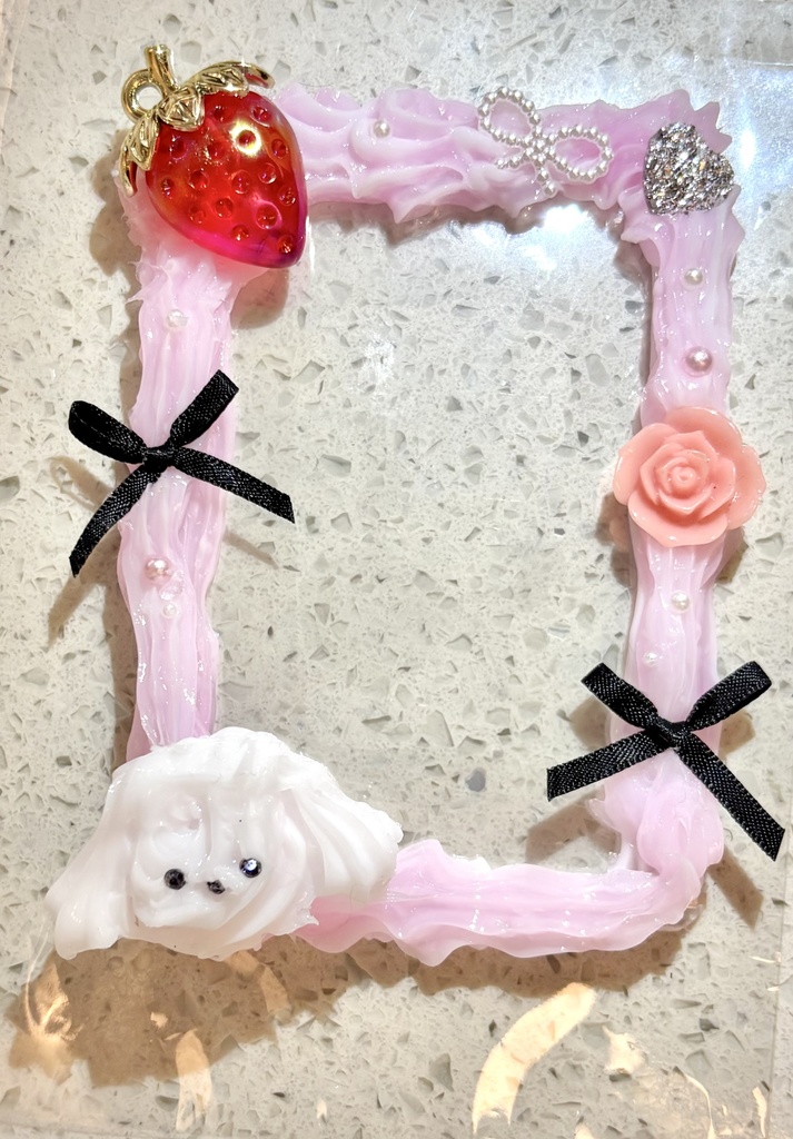 ♡一点物♡ ホイップデコトレカケース スイートパピー