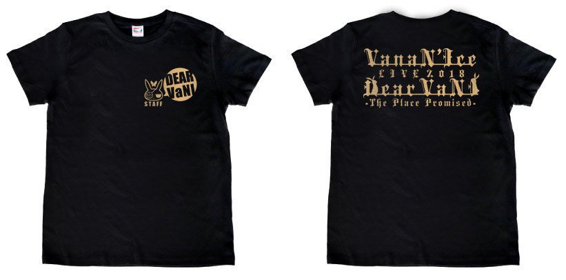 VanaN'Ice Dear VaNI LIVE Tシャツ プレミアム版