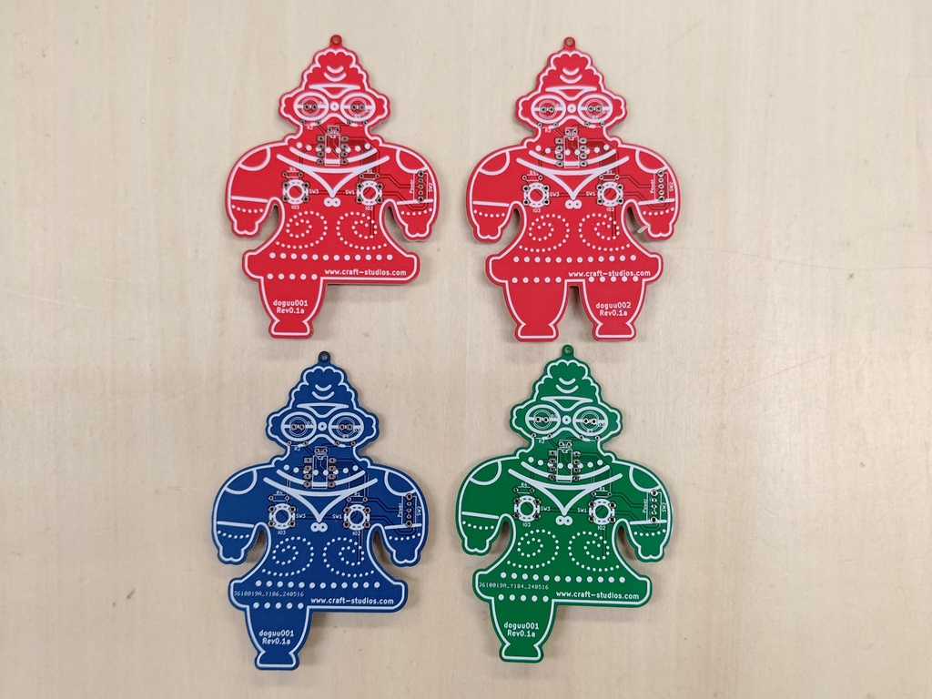 はんだ付けキット 土偶型