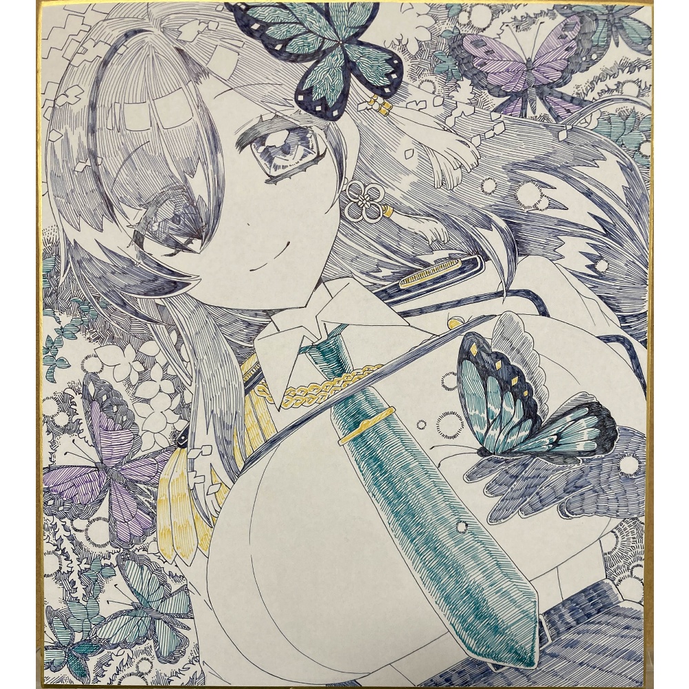 色紙【マブガル】姜小花