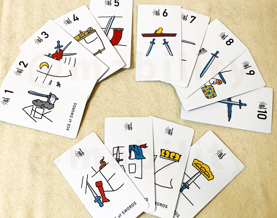 漢字タロット(大小アルカナ78枚セット)