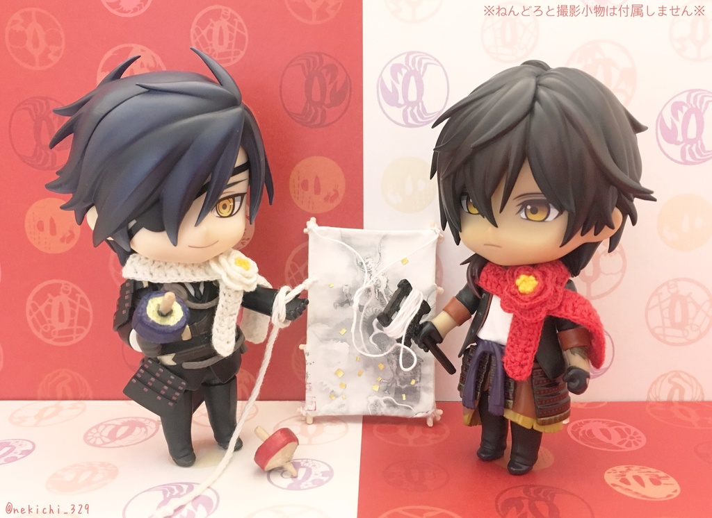 ねん守*冬ぼたんマフラー*