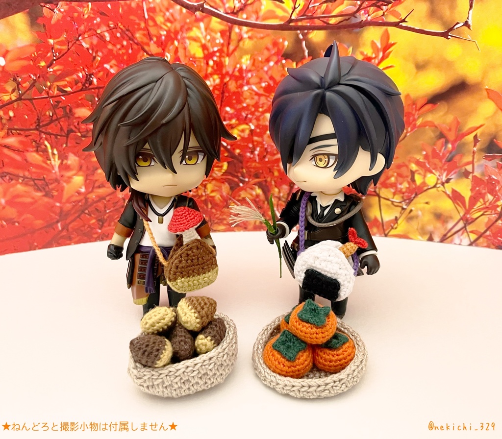 ねん守&ちゅん守*くり/おにぎりポシェット*