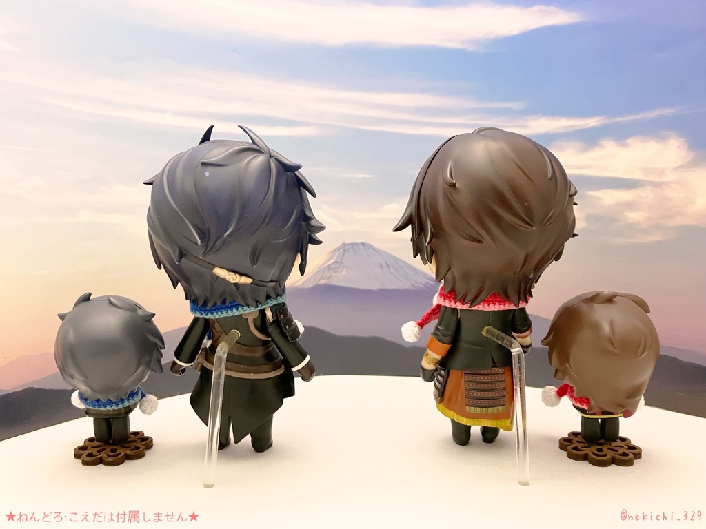 ねん守&こえ守*ぷくうさマフラー*