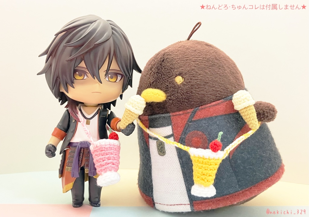 ねん守&ちゅん守*あいすとそーだのお飾り*