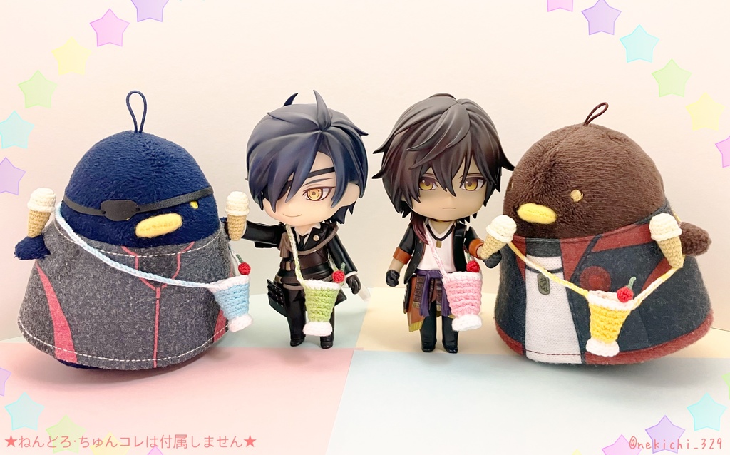 ねん守&ちゅん守*あいすとそーだのお飾り*