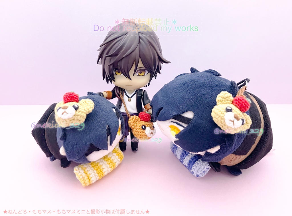 ねん守&もち守&こもち守*りんごっくまちゃーむ*