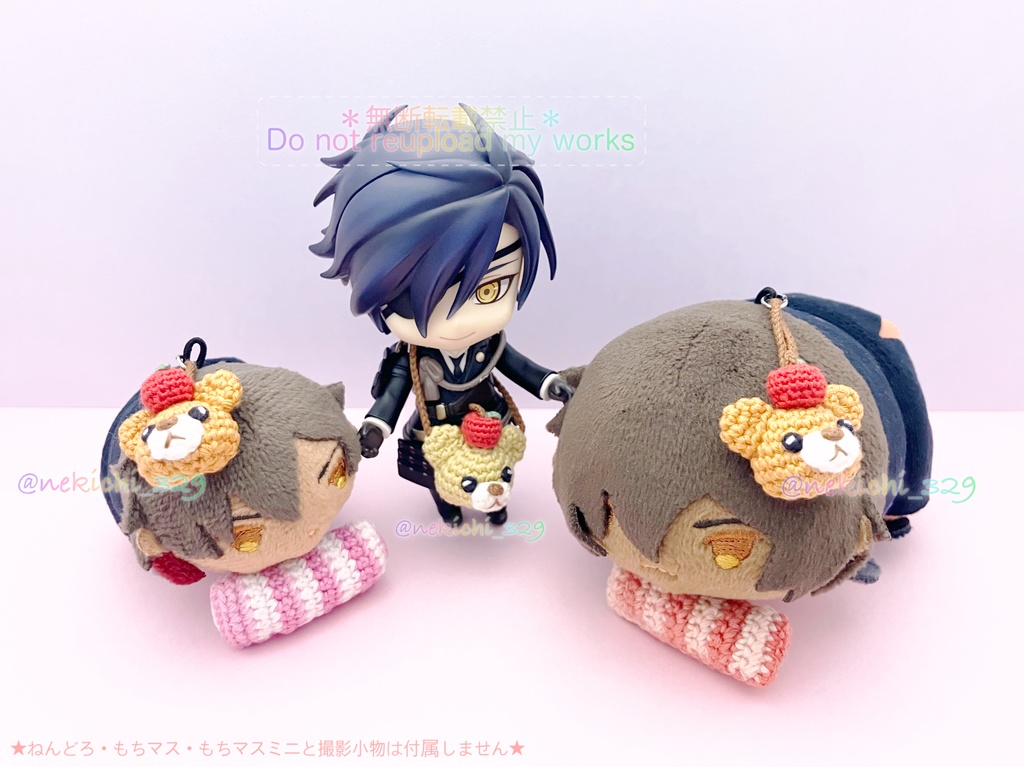 ねん守&もち守&こもち守*りんごっくまちゃーむ*