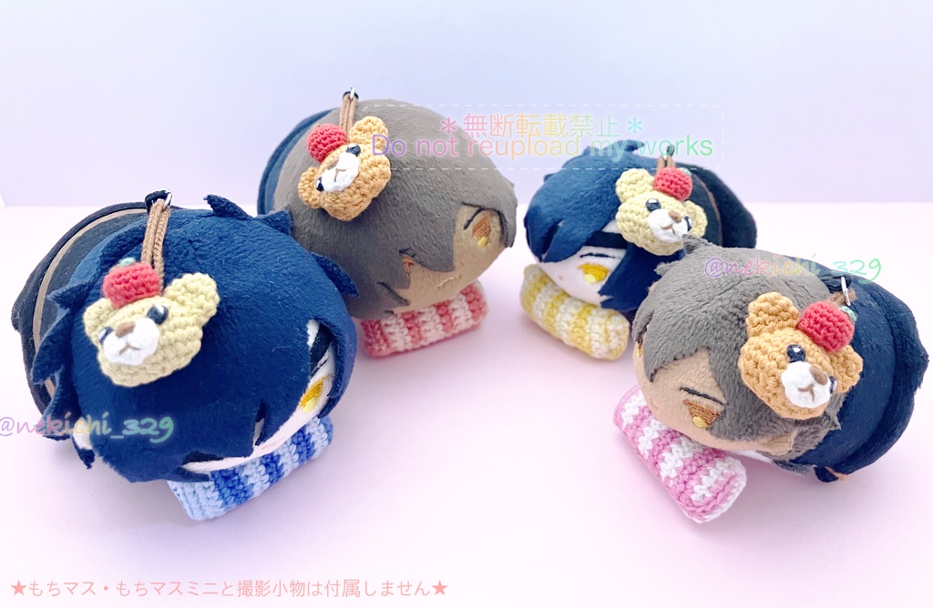 ねん守&もち守&こもち守*りんごっくまちゃーむ*