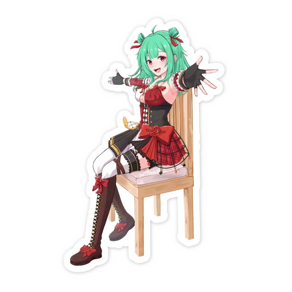 2周年記念アイテム スマホステッカー 全2種