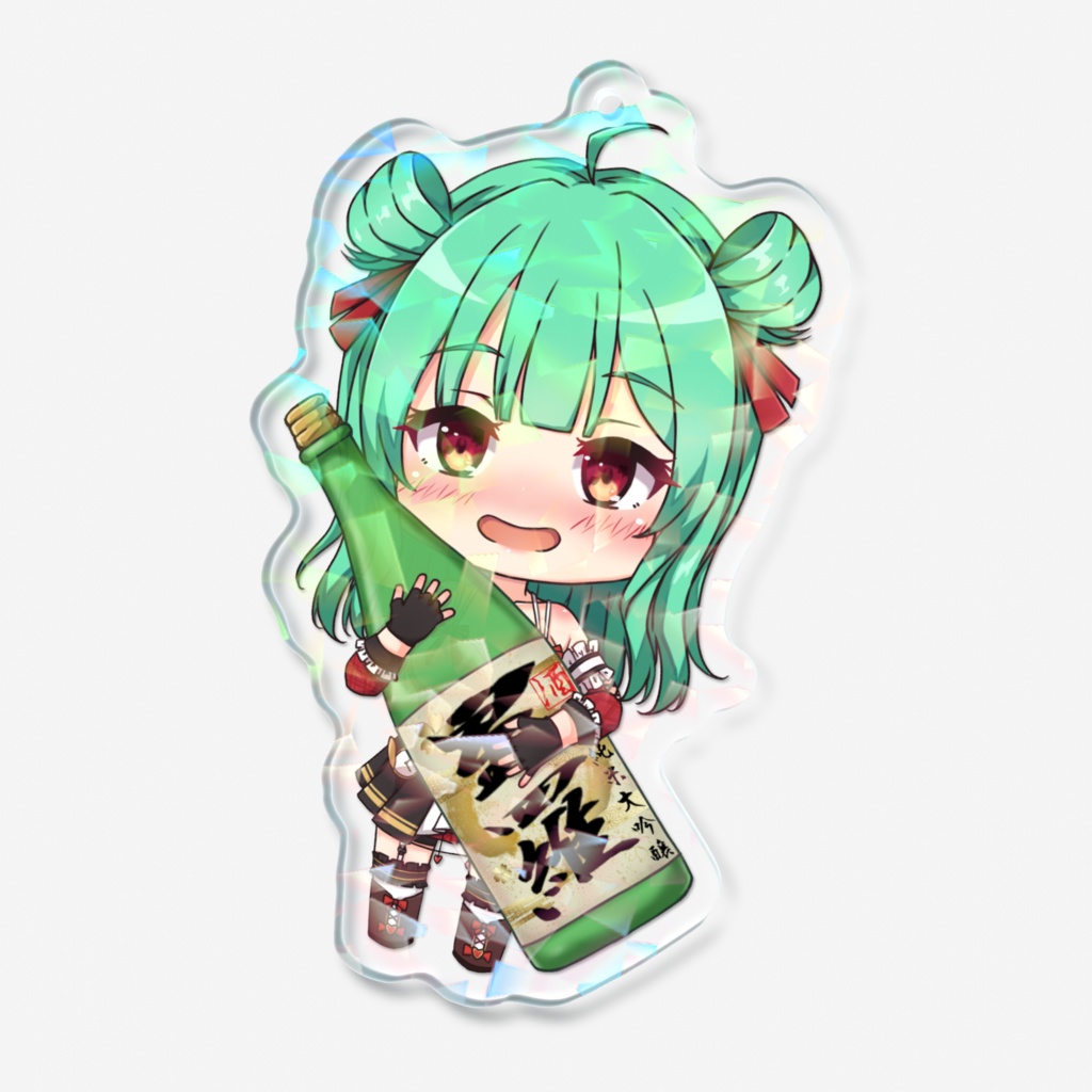 2周年記念アイテム ホログラムアクリルキーホルダー 全3種 70mm×70mm