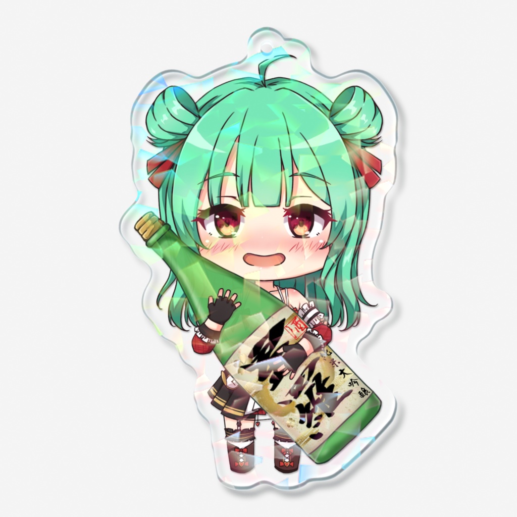 2周年記念アイテム ホログラムアクリルキーホルダー 全3種 70mm×70mm