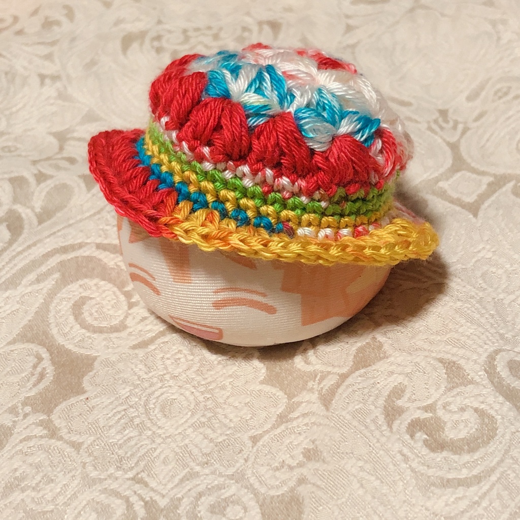 お花いっぱい帽子(カラフル)
